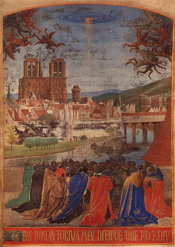 Jean Fouquet Descent of the Holy Ghost upon the Faithful Germany oil painting art